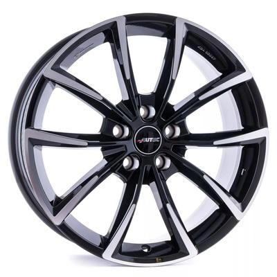 Диск Autec Astana Black Polished R19 W8.0 PCD5x112 ET43 DIA66.5