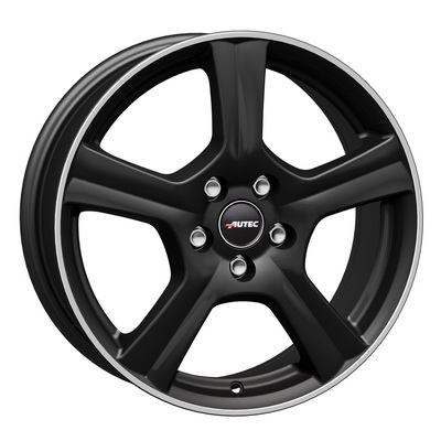 Диск Autec Ionik Black Matt Polished R17 W7.5 PCD5x108 ET52.5 DIA63.3