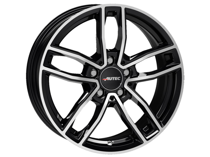 Диск Autec Mercador Black Polished R18 W8.0 PCD5x112 ET43 DIA66.5