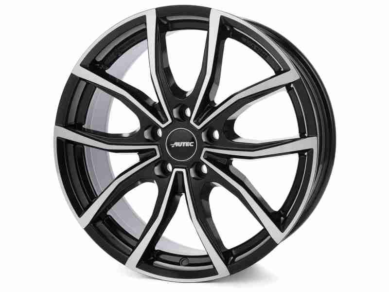 Диск Autec Vidra Black Polished R18 W7.5 PCD5x112 ET50 DIA57.1