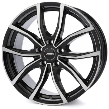 Диск Autec Vidra Black Polished R18 W7.0 PCD5x108 ET47 DIA63.3