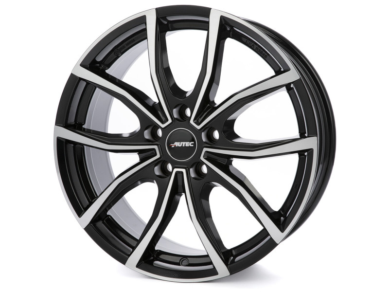 Диск Autec Vidra Black Polished R17 W7.0 PCD5x100 ET51 DIA57.1