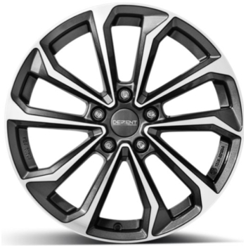 Диск Dezent KS W7.5 R18 PCD5x114.3 ET49.5 DIA67.1 Dark