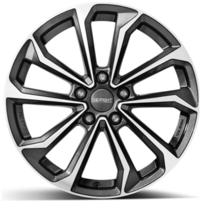 Диск Dezent KS W7.5 R17 PCD5x114.3 ET52 DIA67.1 Dark