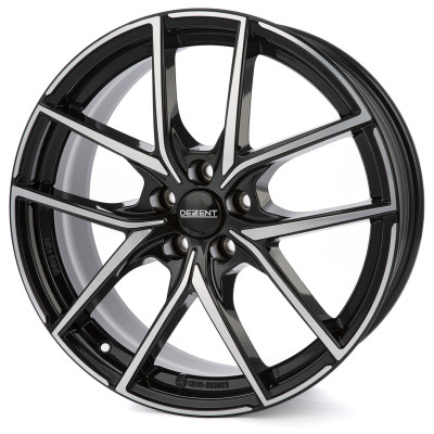 Диск Dezent TO Dark Black Polished R18 W8.0 PCD5x108 ET45 DIA63.4
