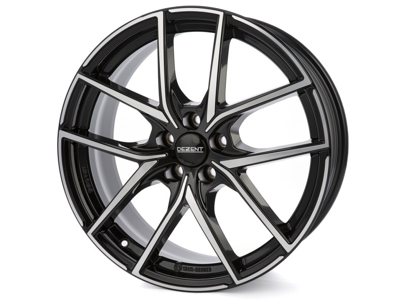 Диск Dezent TO Dark Black Polished R18 W8.0 PCD5x108 ET45 DIA63.4