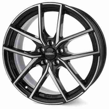 Диск Dezent TO Dark Black Polished R17 W7.0 PCD5x108 ET50 DIA63.4