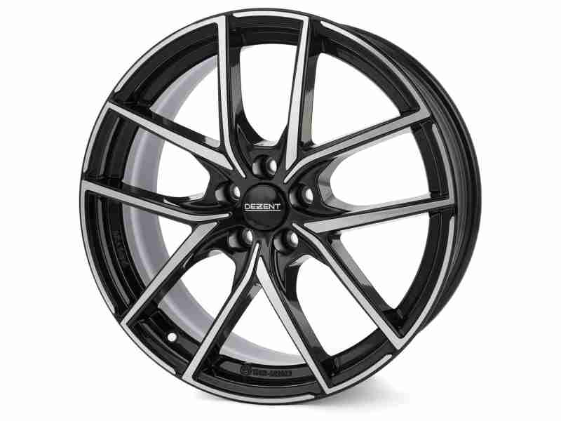 Диск Dezent TO Dark Black Polished R17 W7.0 PCD5x108 ET50 DIA63.4