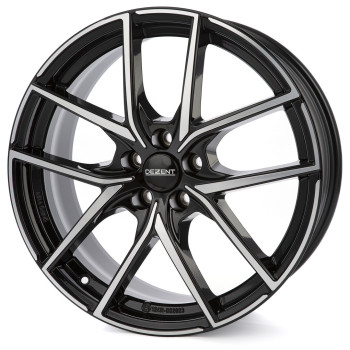 Диск Dezent TO Dark Black Polished R17 W7.5 PCD5x112 ET40 DIA57.1