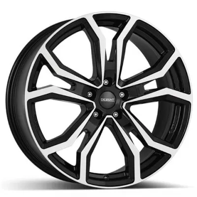 Диск Dezent TV Dark Black Polished R20 W8.0 PCD5x112 ET39 DIA66.6