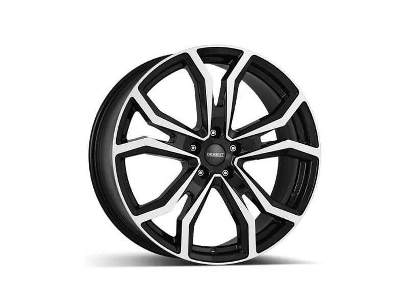 Диск Dezent TV Dark Black Polished R19 W7.5 PCD5x112 ET53 DIA66.6