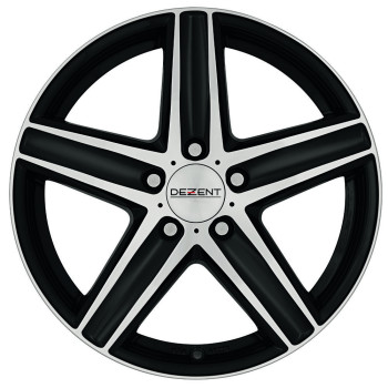 Диск Dezent TG Dark Black Polished R16 W7.5 PCD5x112 ET53 DIA66.6