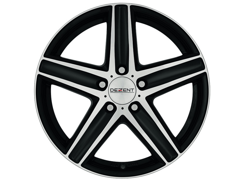 Диск Dezent TG Dark Black Polished R16 W7.5 PCD5x112 ET53 DIA66.6