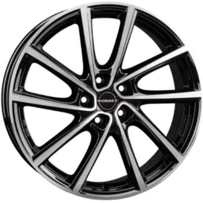 Диск Borbet V BPG R19 W7.0 PCD5x108 ET38 DIA65.1