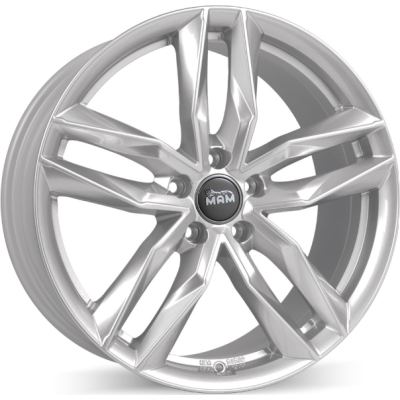 Диск MAM RS3 W8.0 R18 PCD5x112 ET30 DIA66.6 Silver Painted
