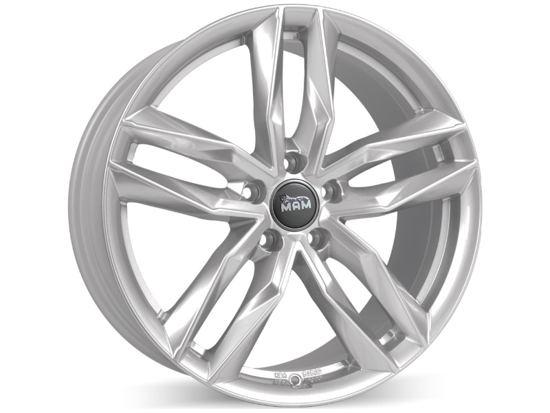 Диск MAM RS3 W7.0 R16 PCD5x112 ET38 DIA66.6 Silver Painted