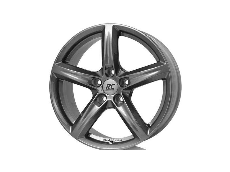 Диск RC Design RC24 W6.0 R15 PCD5x112 ET47 DIA57.1 Titan Metallic