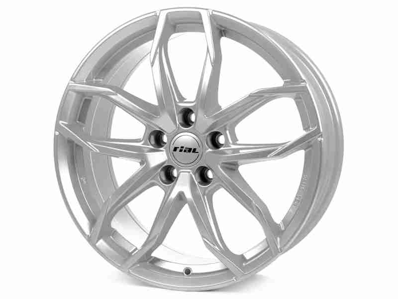 Диск Rial Lucca polar silver R18 W8.0 PCD5x112 ET39 DIA66.6