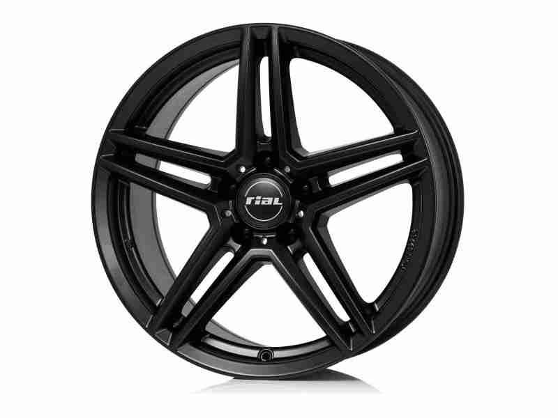 Диск Rial M10 racing black R18 W8.0 PCD5x112 ET43 DIA66.5