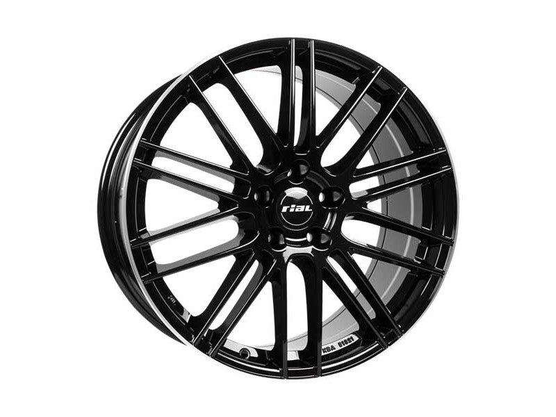Диск Rial KiboX diamond black lip polished R18 W8.0 PCD5x112 ET48 DIA70.1