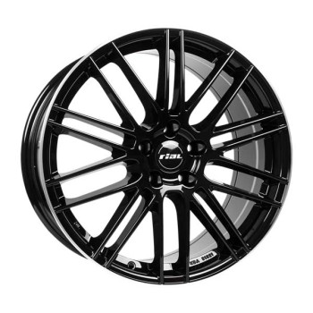 Диск Rial KiboX diamond black lip polished R21 W9.5 PCD5x112 ET35 DIA66.5