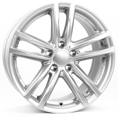 Диск Rial X10 polar silver R17 W7.0 PCD5x112 ET54 DIA66.7