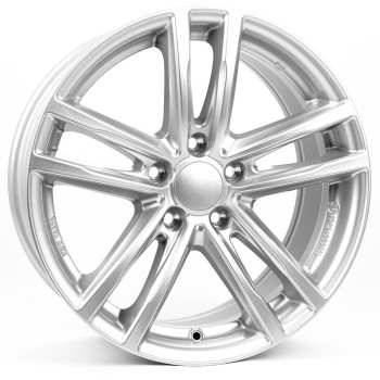 Диск Rial X10 polar silver R18 W7.5 PCD5x112 ET51 DIA57.1