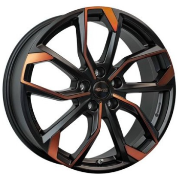 Диск RC Design RC34 W8.0 R18 PCD5x112 ET45 DIA57.1 Black Orange Matt