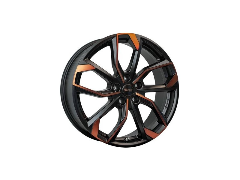 Диск RC Design RC34 W8.0 R18 PCD5x112 ET40 DIA57.1 Black Orange Matt