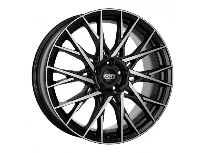 Диск Dotz Fuji Dark black polished R18 W7.5 PCD5x112 ET51 DIA57.1