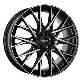 Диск Dotz Fuji Dark black polished R19 W8.0 PCD5x112 ET50 DIA70.1
