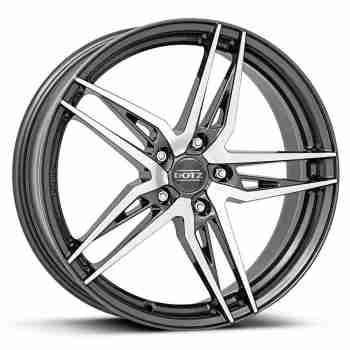 Диск Dotz Interlagos Dark gunmetal polished R18 W7.5 PCD5x108 ET48 DIA70.1