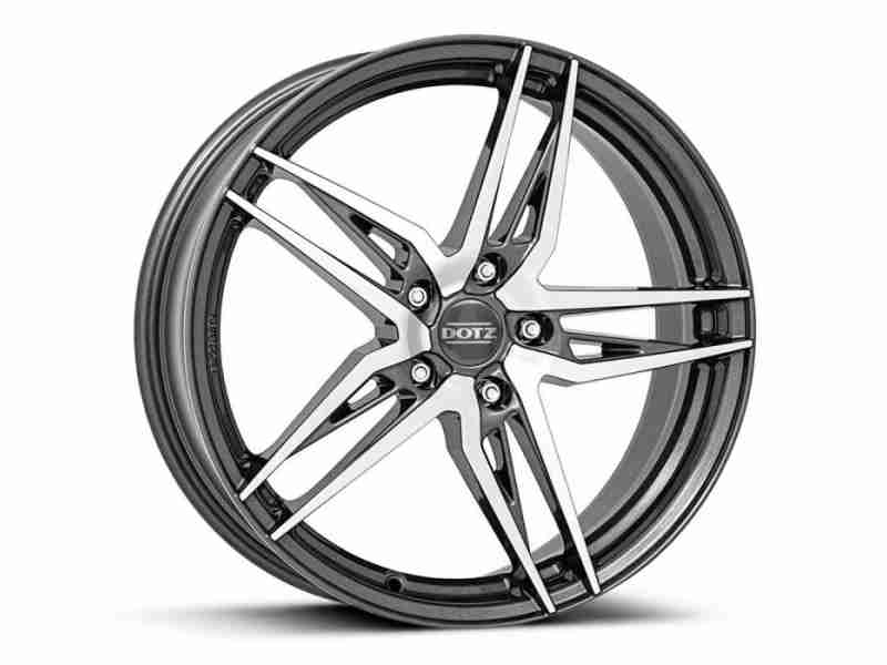 Диск Dotz Interlagos Dark gunmetal polished R18 W7.5 PCD5x108 ET48 DIA70.1