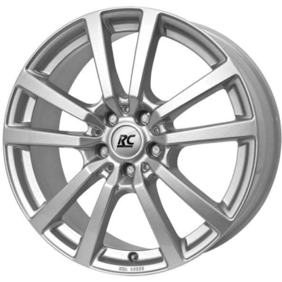 Диск RC Design RC25T W7.0 R17 PCD5x112 ET51 DIA66.6 Silver