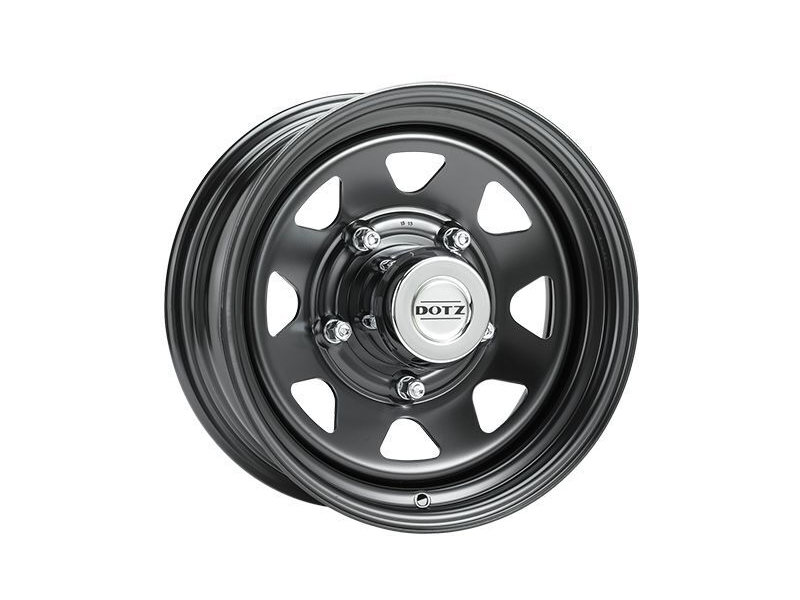 Диск Dotz Dakar Dark black R16 W7.0 PCD5x165.1 ET-30 DIA122.5