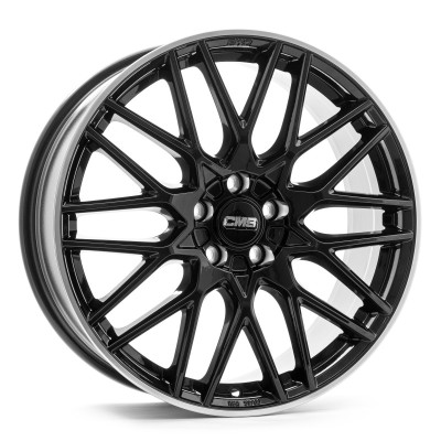 Диск CMS C25 Diamond Rim Black R18 W7.5 PCD5x112 ET25 DIA66.5