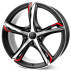 Диск Ronal R62 Red Jetblack Matt Frontkopiert R18 W7.5 PCD5x108 ET40 DIA76.0