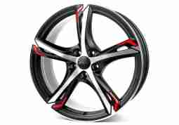 Диск Ronal R62 Red Jetblack Matt Frontkopiert R20 W8.5 PCD5x108 ET50 DIA76.0