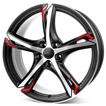 Диск Ronal R62 Red Jetblack Matt Frontkopiert R19 W8.0 PCD5x112 ET35 DIA76.0