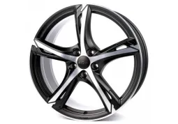 Диск Ronal R62 Jetblack Matt Frontkopiert R17 W7.5 PCD5x110 ET33 DIA65.0