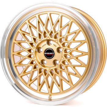 Диск Borbet B gold rim polished (GRP) R18 W8.0 PCD5x112 ET30 DIA66.5