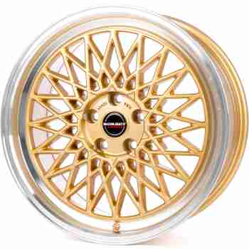 Диск Borbet B gold rim polished (GRP) R17 W7.0 PCD4x100 ET25 DIA64.0