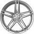 Диск Brock B33 crystal silver R18 W8.0 PCD5x112 ET45 DIA66.6