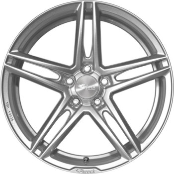 Диск Brock B33 crystal silver R18 W8.5 PCD5x108 ET45 DIA72.6