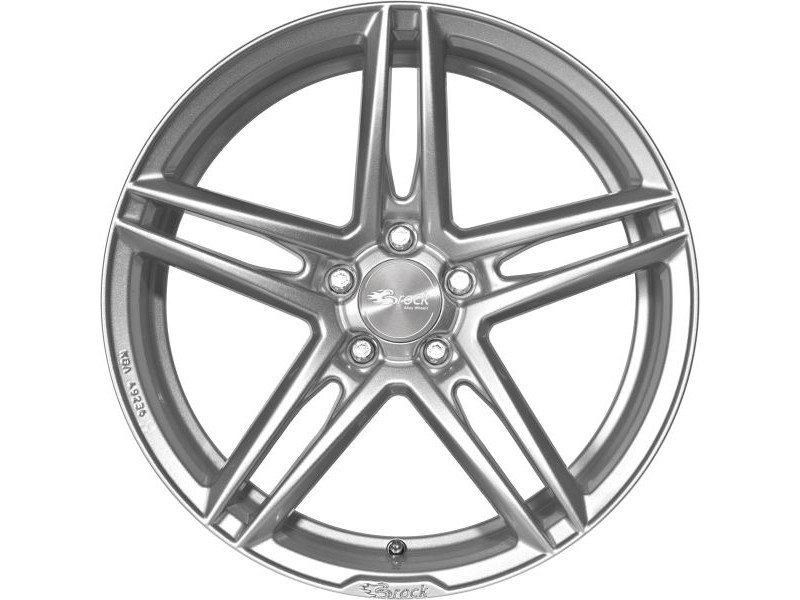 Диск Brock B33 crystal silver R18 W8.0 PCD5x120 ET38 DIA72.6
