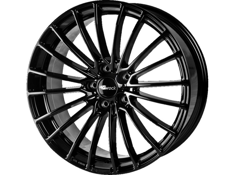 Диск Brock B24 Black R18 W8.0 PCD5x112 ET48 DIA66.6