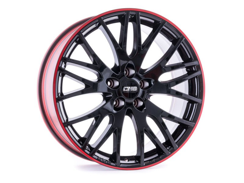 Диск CMS C8 Black Red Gloss R19 W8.0 PCD5x112 ET30 DIA66.5