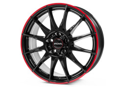 Диск Ronal R54 MCR Jetblack-Red Rim R16 W7.0 PCD4x108 ET25 DIA65.1