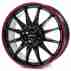 Диск Ronal R54 MCR Jetblack-Red Rim R17 W7.0 PCD5x112 ET45 DIA76.0