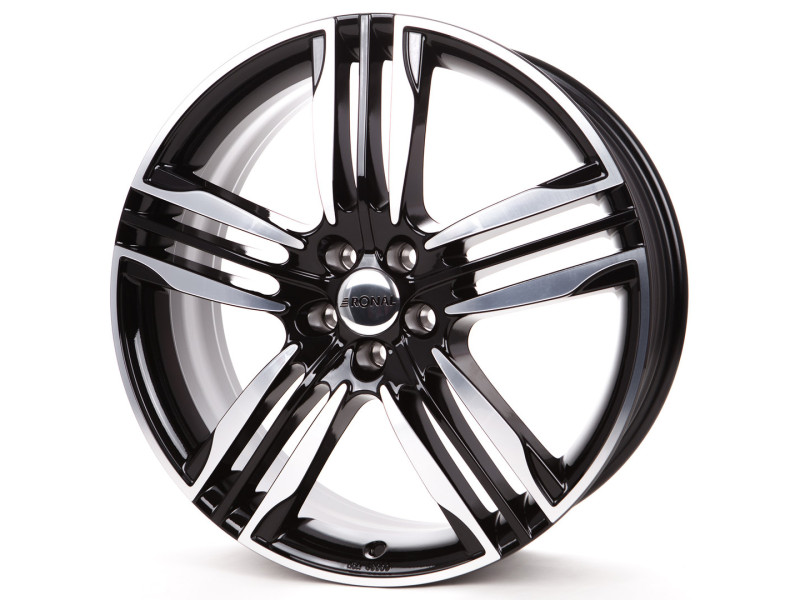 Диск Ronal R58 Schwarz-Frontkopiert R20 W8.0 PCD5x108 ET50 DIA76.0
